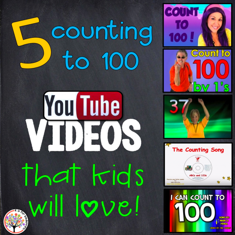 Five Counting to 100 songs that kids will love!